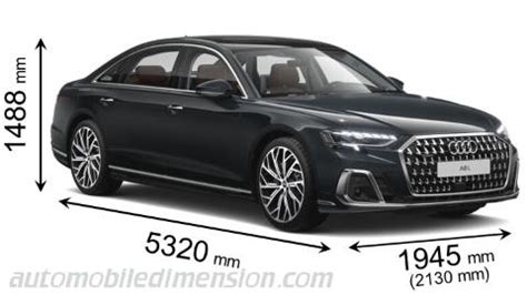 Audi A8 L dimensions, boot space and similars