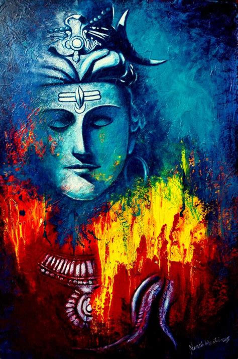 Lord Shiva (Acrylic on canvas) :: Behance