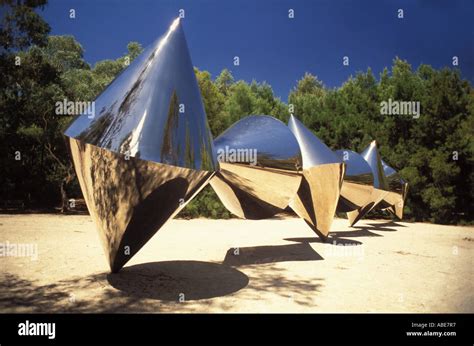 Art in sculpture garden at National Gallery Canberra Stock Photo - Alamy