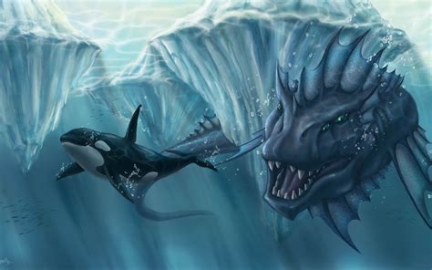 Download Sea Killer Whale Fantasy Sea Monster Art