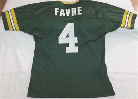 90s Vintage Brett Favre Green Bay Packers NFL replica football jersey ...