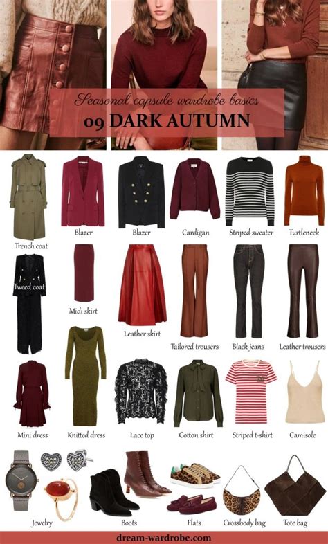 Dark Autumn Color Palette and Wardrobe Guide | Dream Wardrobe | Autumn ...