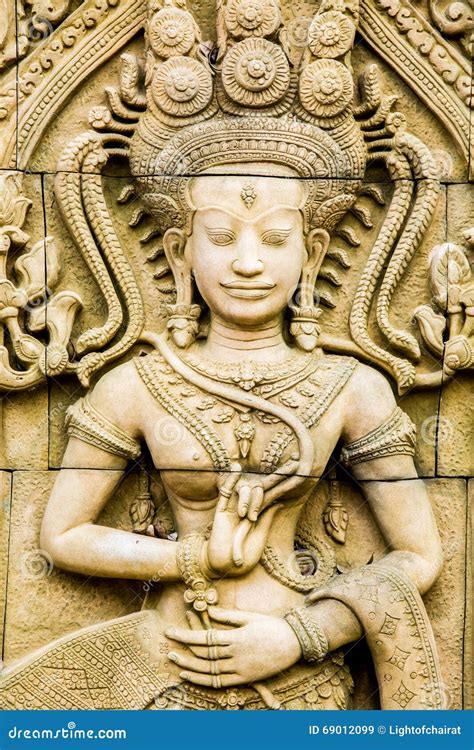 Apsara Statue , Chiangmai Thailand Stock Image - Image of siem, reap ...