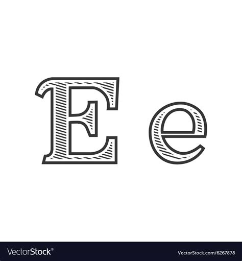 Letter E Fonts