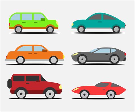 ArtStation - Vector 2d Car Collection | Artworks