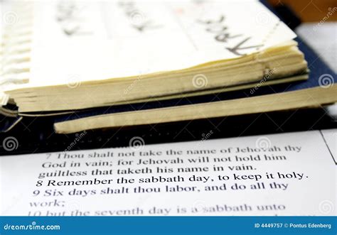 Remember the sabbath day stock image. Image of book, busy - 4449757