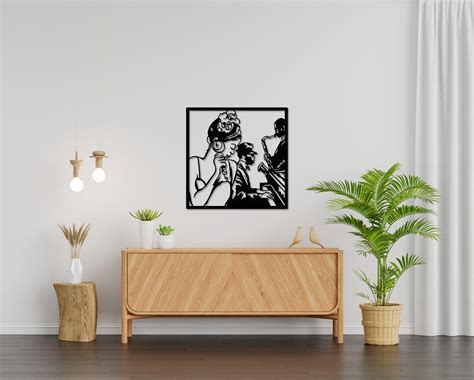 Jazz Singer Metal Wall Art Classic Music Decor Piano Wall Art - Etsy