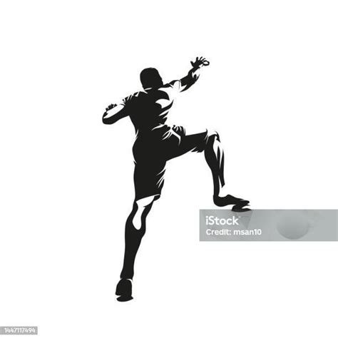 Indoor Bouldering Isolated Vector Silhouette Ink Drawing Climber ...