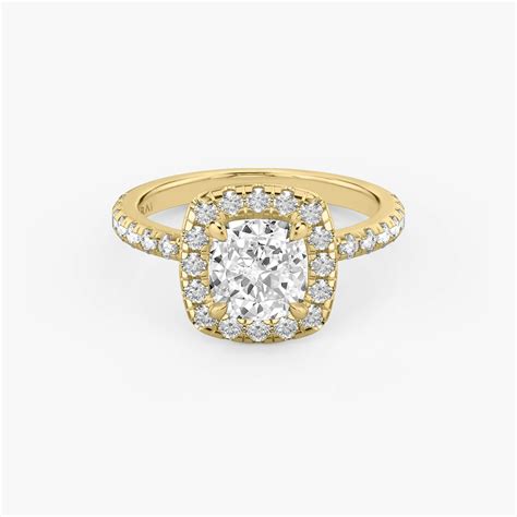 Cushion Cut Halo Engagement Rings Guide | VRAI Created Diamonds