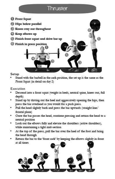 Learn how to perform the thruster with technique, setup and execution tips!