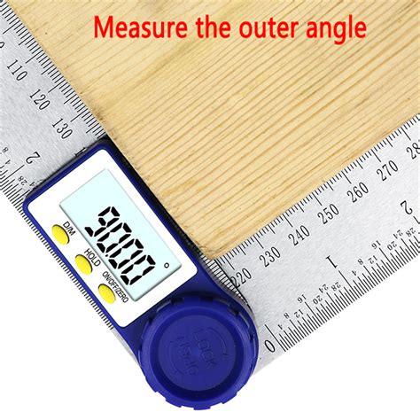 Drillpro 0-200mm Digital Meter Angle Inclinometer Digital Angle Ruler ...