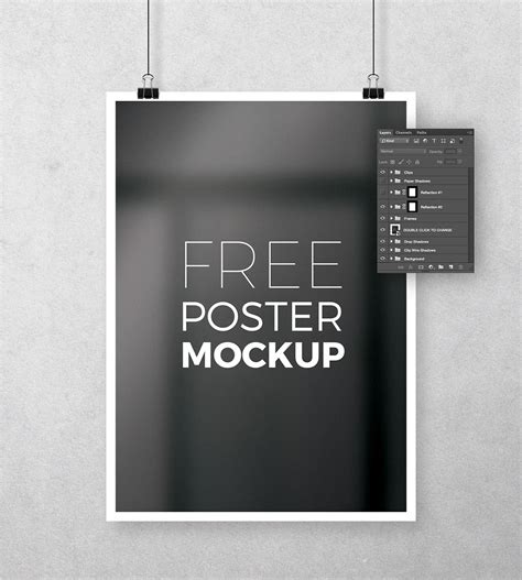 Poster Mockup - Free PSD - Dealjumbo.com — Discounted design bundles ...