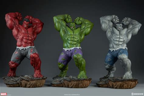 Sideshow EXCLUSIVE Avengers Assemble Grey Hulk Statue! LE 500! - Marvel ...