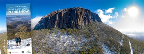 Snow on kunanyi/Mt Wellington - City of Hobart, Tasmania Australia