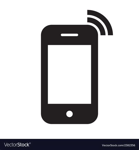 Cell Phone Icon Vector #233117 - Free Icons Library