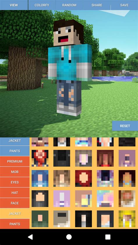 Скачать Custom Skin Editor Minecraft APK для Android