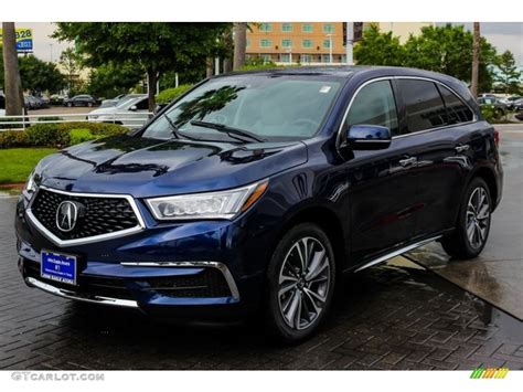 Fathom Blue Pearl 2020 Acura MDX Technology AWD Exterior Photo ...