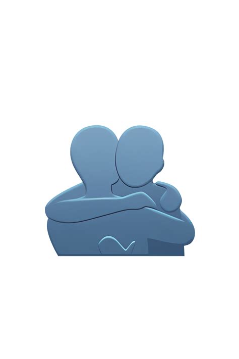 The 🫂 People Hugging emoji depicts two people, one with a yellow circle ...