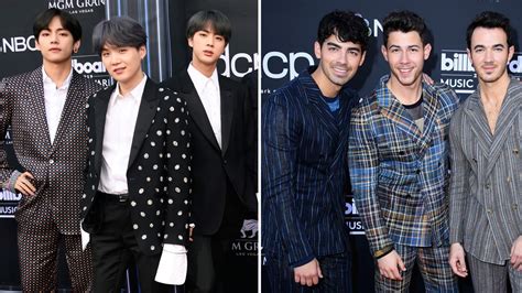 BTS Met the Jonas Brothers in a Boy Band Moment at the Billboard Music ...