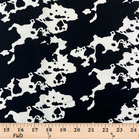 Cow Printed Broadcloth Fabric