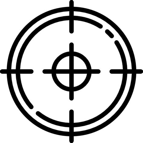 Circular Target, Shooting Target, Gun Target, looking, sniper icon