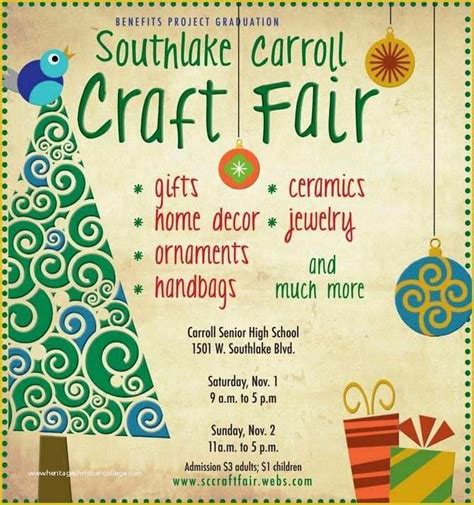 Craft Fair Poster Template Free Of Flyer Idea so Ya Wanna Have A Craft ...