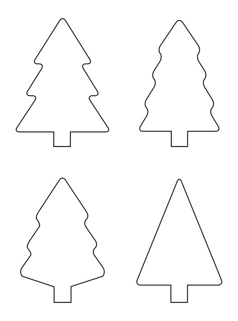 7 Best Images of Large Printable Christmas Tree Patterns - Christmas ...