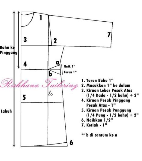 Image result for pola baju kurung riau Sewing Tutorials, Sewing ...