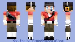 tf2 scout Minecraft Skin