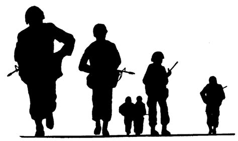 Soldiers Png Silhouette - Clip Art Library