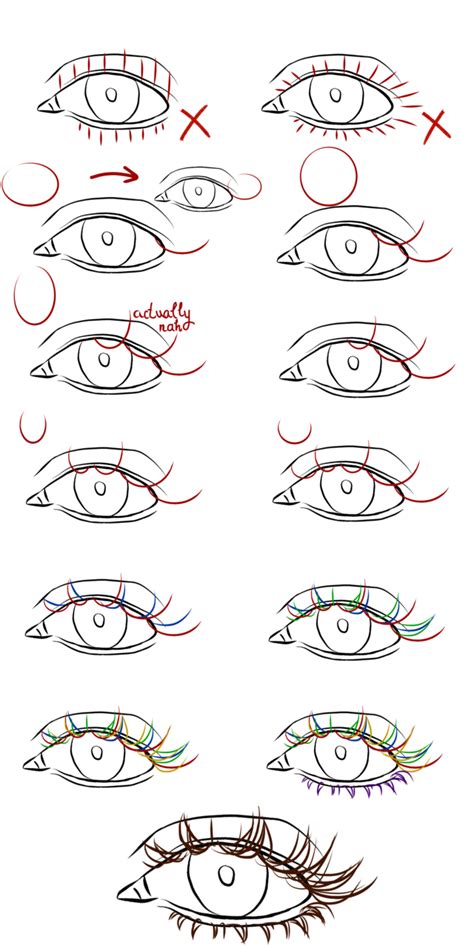 How to Draw Eyelashes Crystal Blackstone - Illustrations ART street