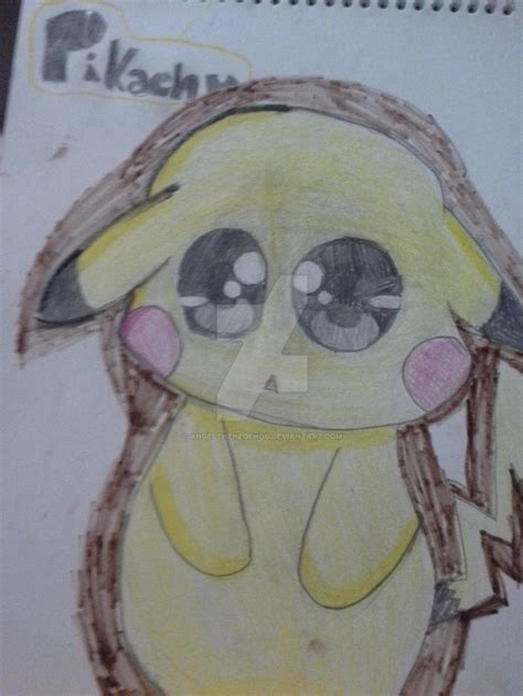 Sad Pikachu by Angelthehegehog on DeviantArt