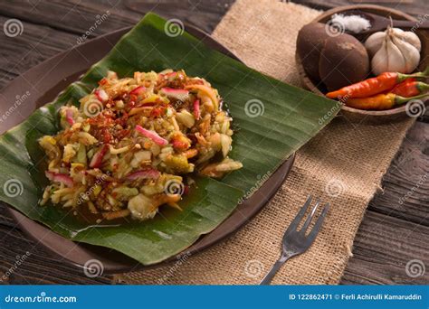 Rujak Serut Indonesian Fruit Salad Stock Image - Image of pineapple ...