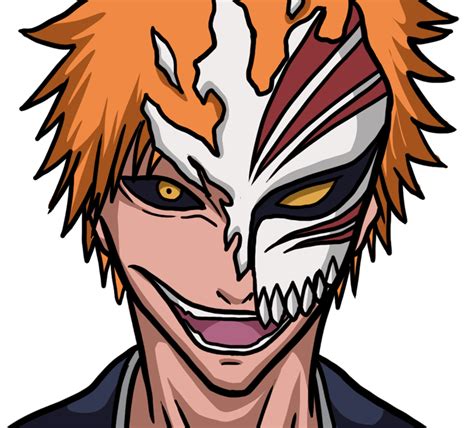 Learn how to draw Ichigo mask - Bleach characters - EASY TO DRAW EVERYTHING