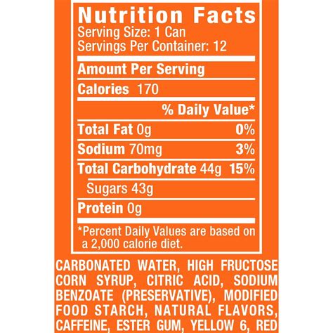 Fanta Ginger Ale Nutrition Facts – Besto Blog