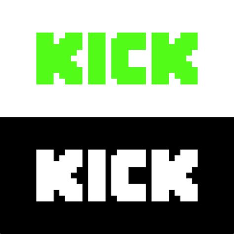 Premium Vector | Kick logo vector download Kick streaming icon logo ...