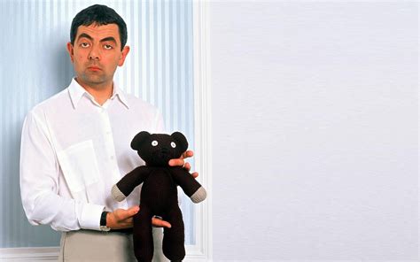 Mr. Bean with his teddy bear wallpaper - TV Show wallpapers - #49737