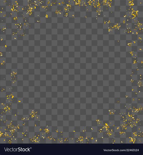 Golden glitter confetti Royalty Free Vector Image