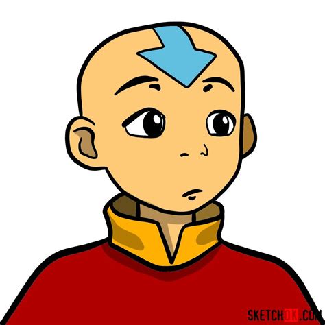 How to Draw Aang's Iconic Face in 7 Steps | Avatar Drawing Guide