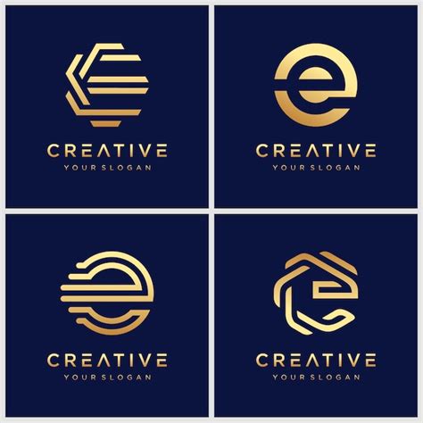 Premium Vector | Creative letter E logo design template.