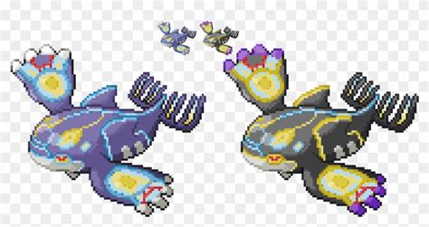 Primal Kyogre - Primal Kyogre Gen 5 Sprite, HD Png Download - 960x480 ...