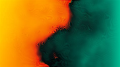 Download wallpaper 1280x720 orange-green match, abstract, hd, hdv, 720p ...