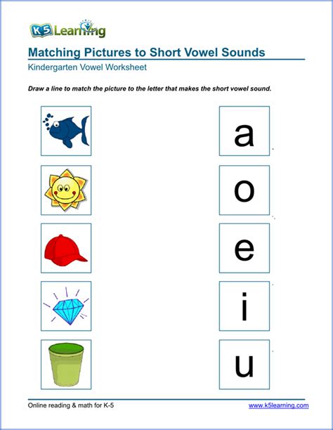 Kindergarten vowel worksheets Education Quotes For Teachers, Education ...