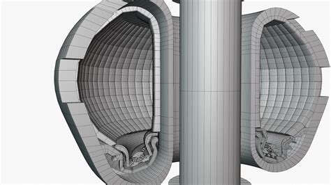 Fusion reactor TOKAMAK 3D model - TurboSquid 1805261