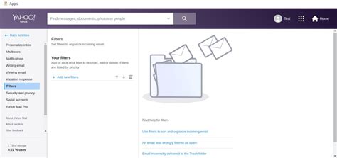 How to Set up a Filter in Yahoo! Mail