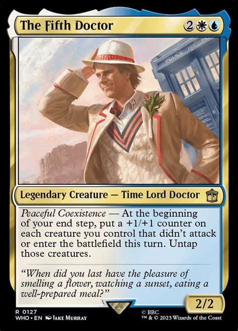 The Fifth Doctor · Doctor Who (WHO) #127 · Scryfall Magic The Gathering ...