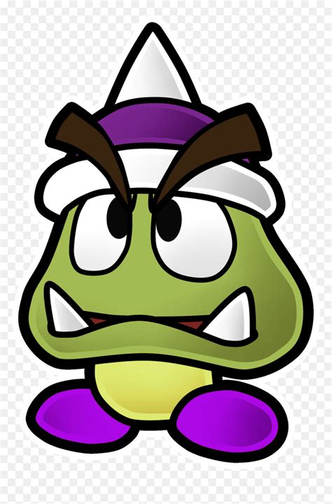 Hyperspiky Goomba Pmtab - Paper Mario Ttyd Goomba, HD Png Download - vhv