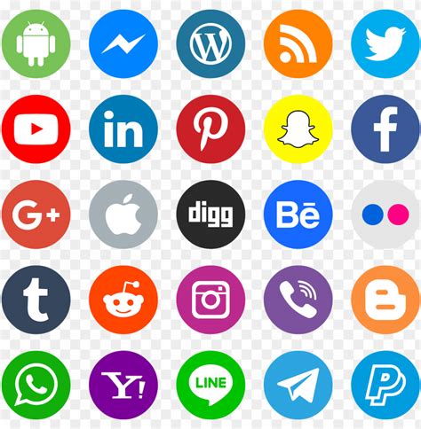 Digital Drawing & Illustration White Social Icons SVG White Social ...