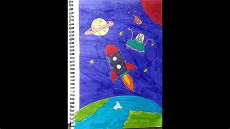 Space Drawing Ideas For Kids - img-wimg