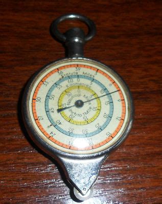 RARE VINTAGE OPISOMETER GERMAN MAP MEASURE MEASURING CURVIMETER ...